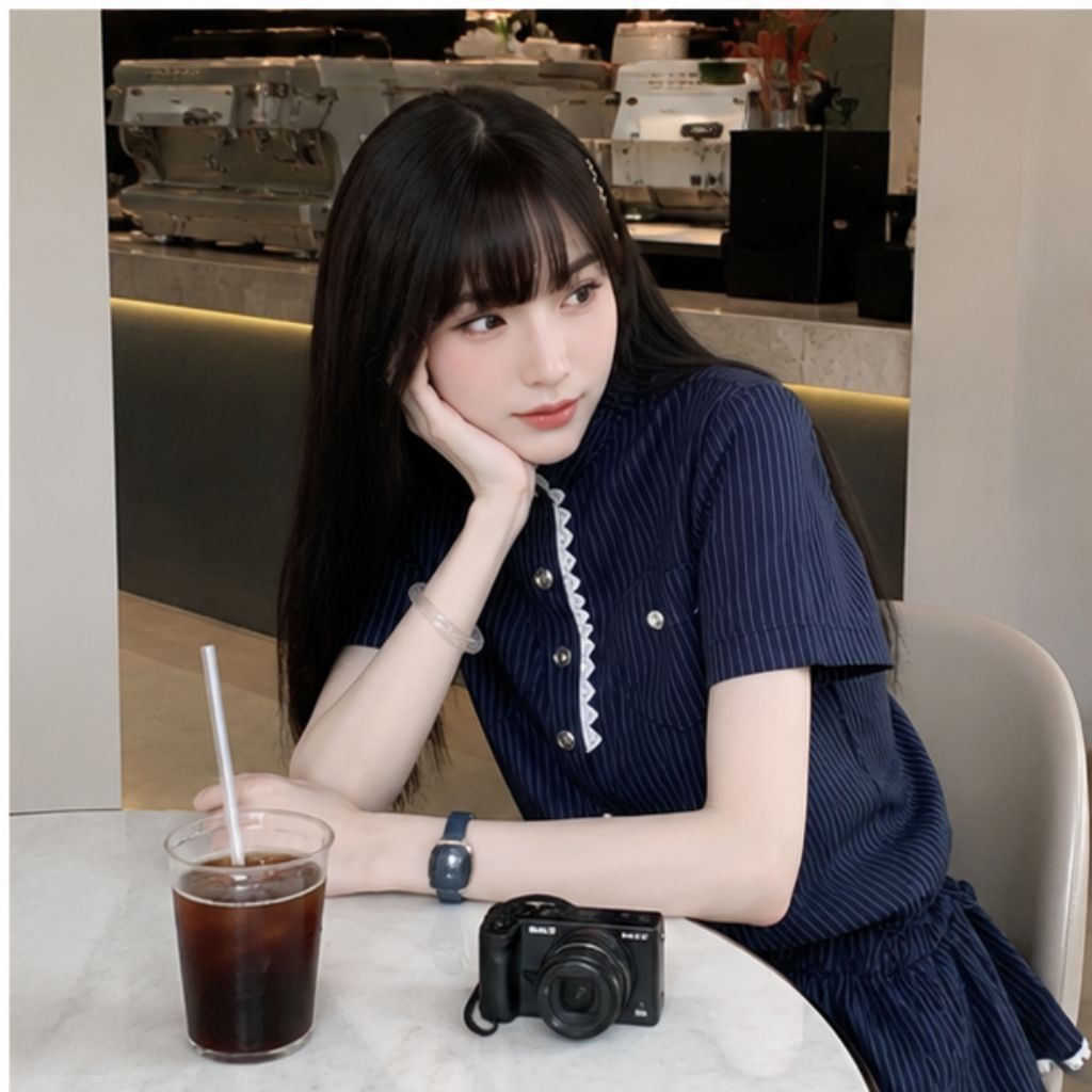 Set jumpsuit cộc tay kèm quần short – thiết kế Châu Âu thanh lịch, trẻ trung - Ảnh 2