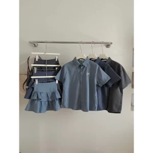Set sơ mi thêu nơ phối chân váy 2 tầng – outfit tiểu thư siêu xinh - Hình ảnh 5