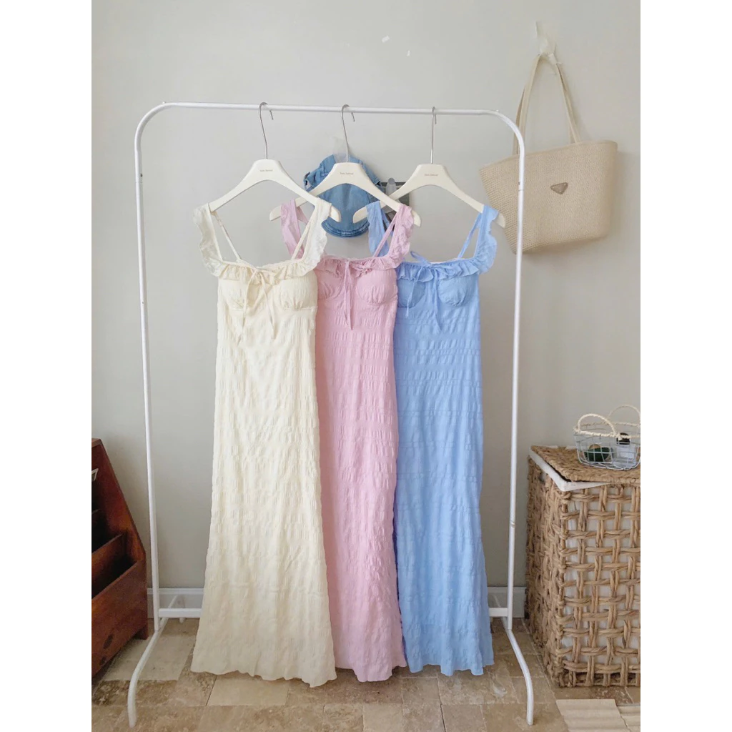 Váy maxi ôm body dáng dài cánh tiên – phong cách Hàn Quốc thanh lịch - Ảnh 6