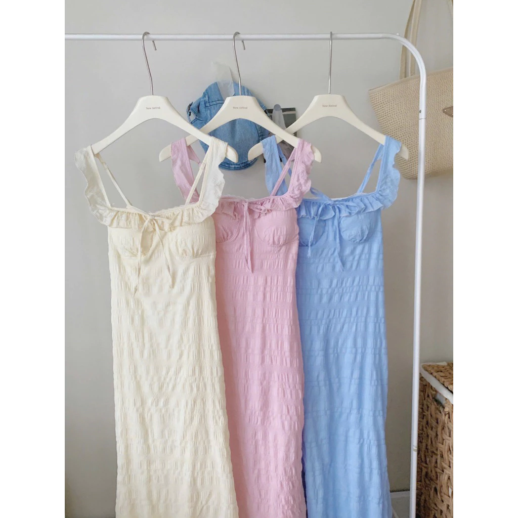Váy maxi ôm body dáng dài cánh tiên – phong cách Hàn Quốc thanh lịch - Ảnh 8