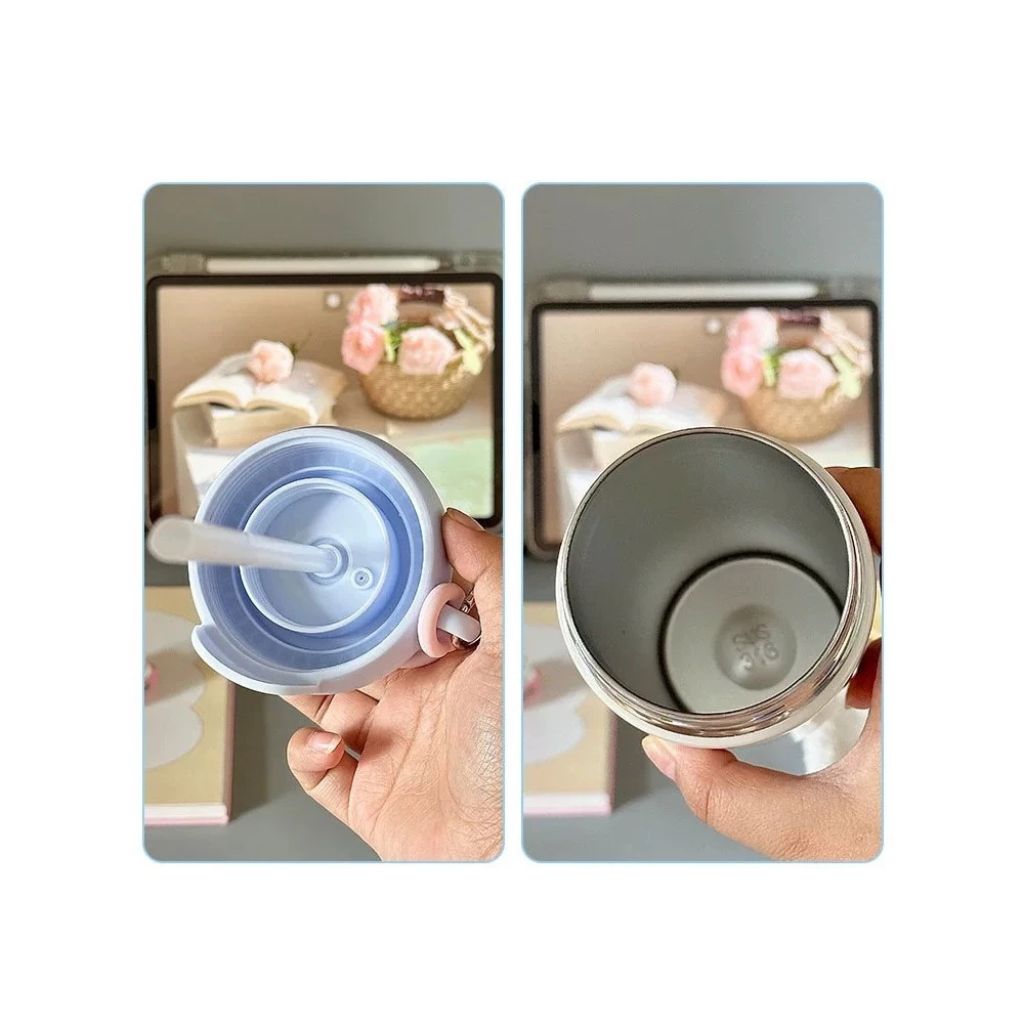 Bình giữ nhiệt inox 316 XCUP 500ml kèm dây đeo phong cách Hàn Quốc - Ảnh 3