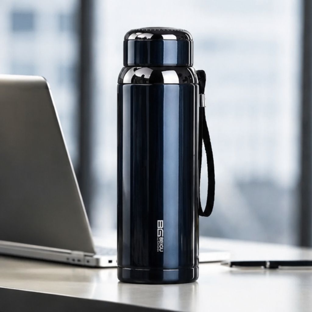 Bình giữ nhiệt inox 316 cao cấp 1000ml giữ nóng lạnh 8-10 giờ có lõi lọc trà