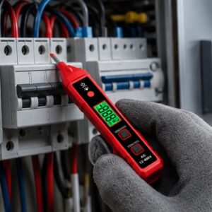 Bút thử điện HABOTEST HT91A NCV màn hình LCD đo điện áp AC 12-400V