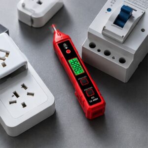 Bút thử điện HABOTEST HT91A NCV màn hình LCD đo điện áp AC 12-400V - Hình ảnh 2
