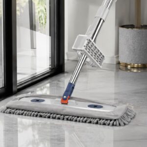 Cây lau nhà tự vắt 45cm bông san hô microfiber siêu thấm hút