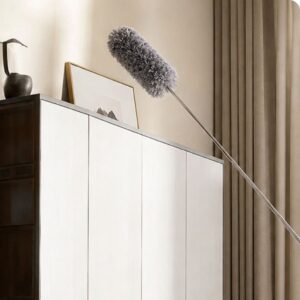 Chổi quét trần nhà cán inox điều chỉnh 2.8m phất trần lau bụi đa năng - Hình ảnh 4