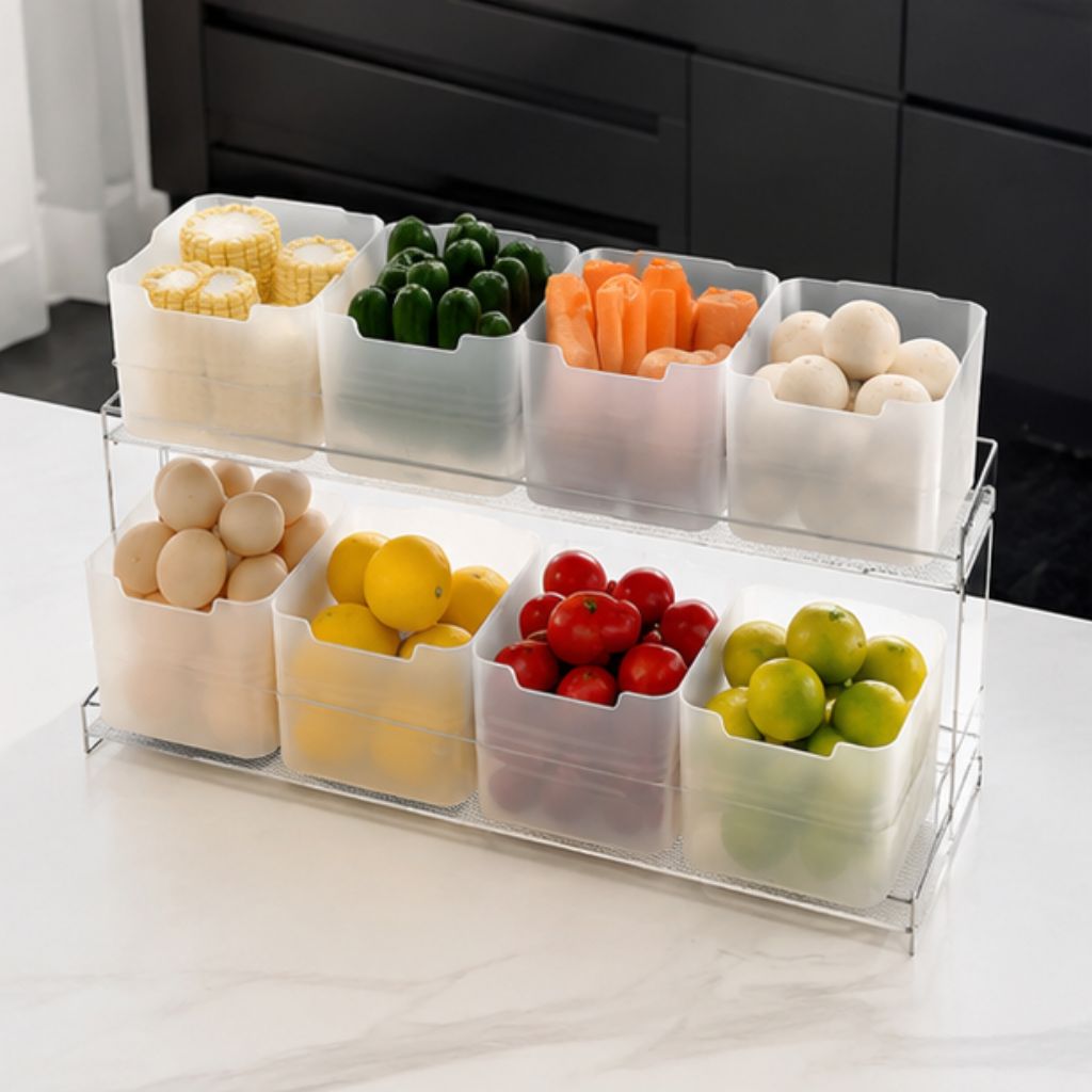 Combo 10 hộp đựng thực phẩm cánh tủ lạnh JYoohome tiện lợi - Ảnh 2