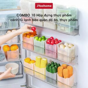 Combo 10 hộp đựng thực phẩm cánh tủ lạnh JYoohome tiện lợi