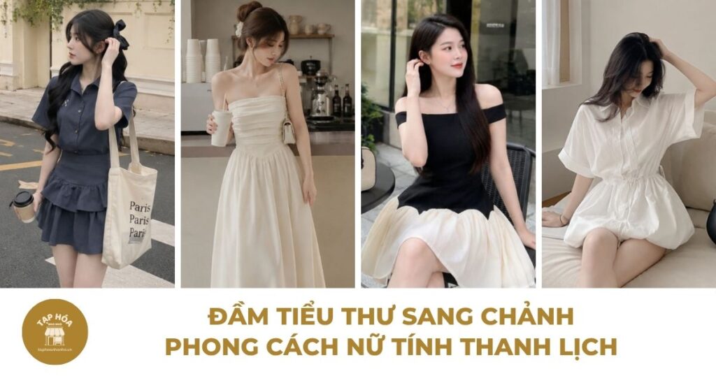 Đầm tiểu thư sang chảnh – Bí quyết chọn và phối đồ giúp nàng nổi bật mọi dịp