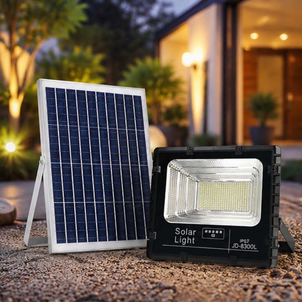 Đèn năng lượng mặt trời 1200W chống nước IP67 tự động bật tắt - Ảnh 3