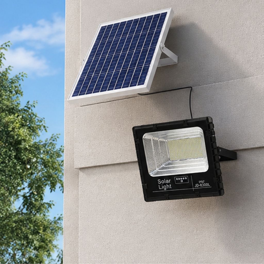 Đèn năng lượng mặt trời 1200W chống nước IP67 tự động bật tắt
