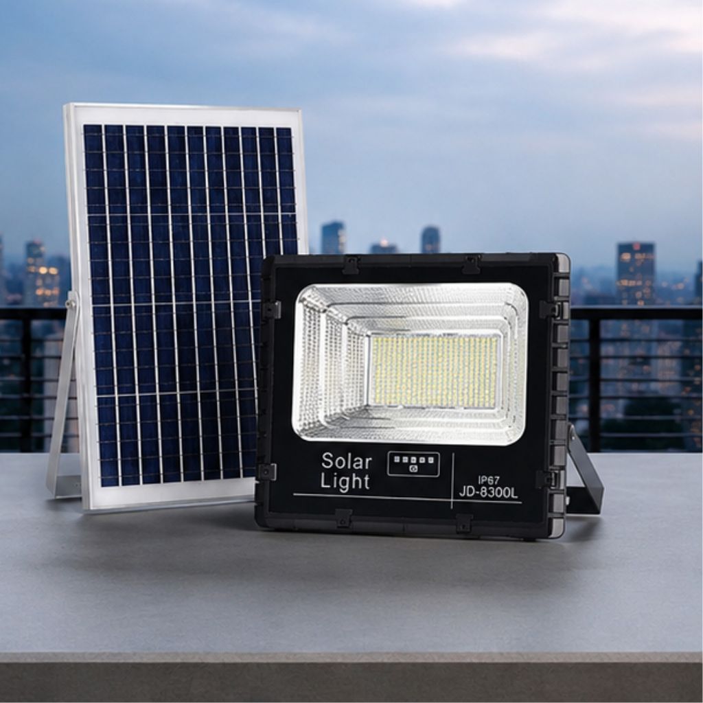 Đèn năng lượng mặt trời 1200W chống nước IP67 tự động bật tắt - Ảnh 2