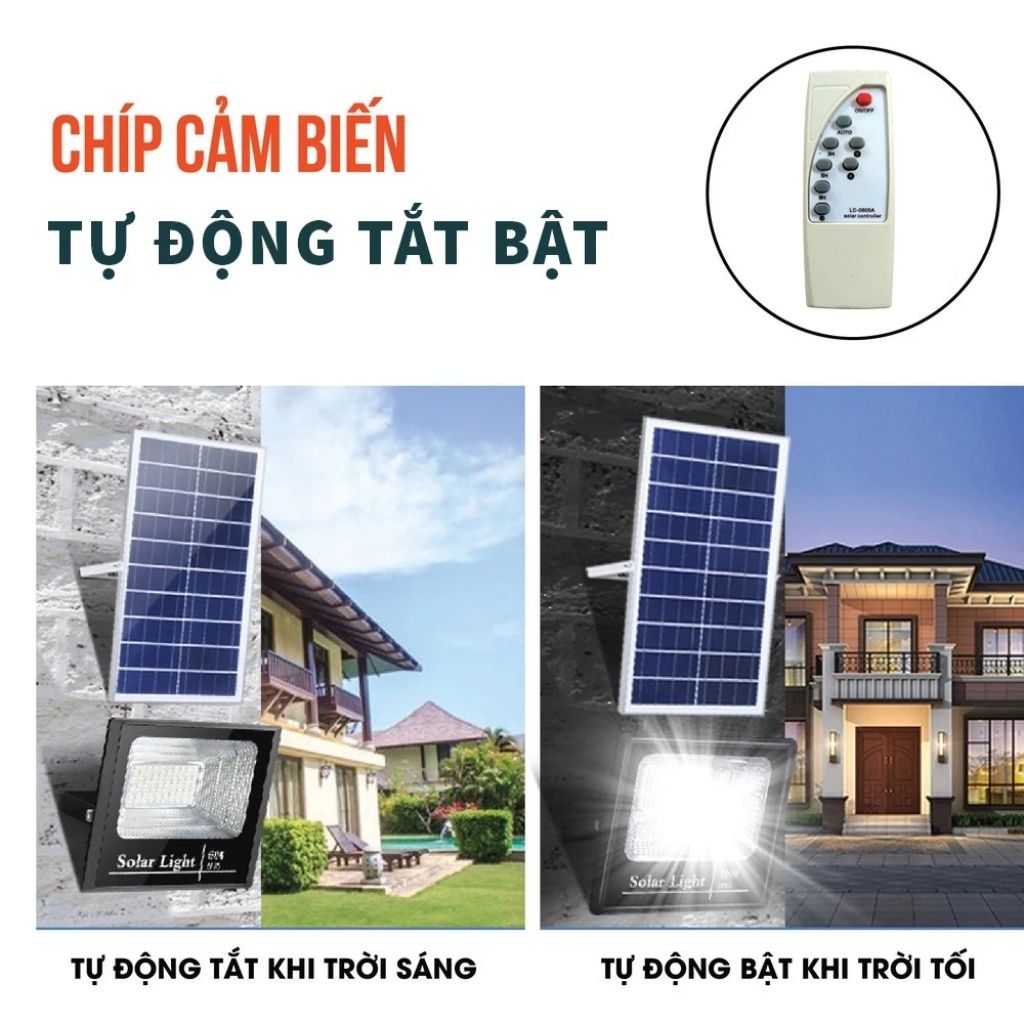 Đèn năng lượng mặt trời MAX TECH 80W 180W 200W 300W 400W chống nước IP67 - Ảnh 3