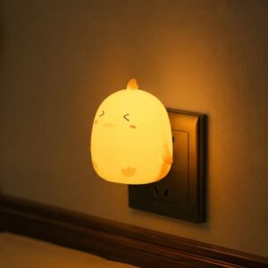 Đèn ngủ cảm ứng ánh sáng LED tự động bật tắt cắm điện mini dễ thương
