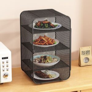 Lồng bàn thép 4 tầng đựng thức ăn chống côn trùng chống bụi