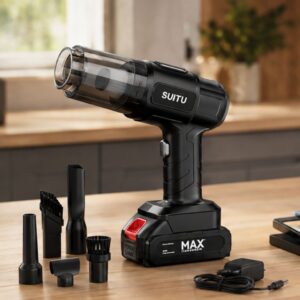 Máy hút và thổi bụi cầm tay SuiTu ST-6631 pin 10 cell đa năng