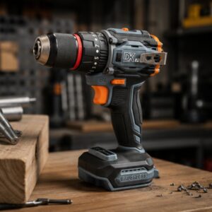 Máy khoan pin DKPRO 3 chức năng không chổi than chân pin phổ thông
