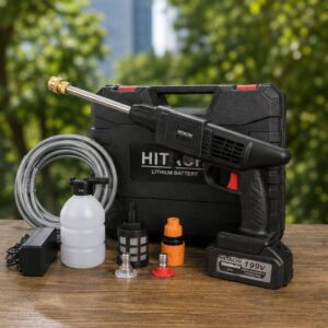 Máy rửa xe cầm tay cao áp dùng pin sạc phun bọt đa năng cho gia đình - Hình ảnh 2