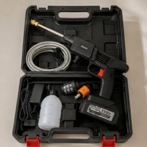 Máy rửa xe cầm tay cao áp dùng pin sạc phun bọt đa năng cho gia đình - Hình ảnh 3