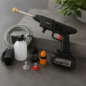 Máy rửa xe cầm tay cao áp dùng pin sạc phun bọt đa năng cho gia đình - Hình ảnh 4