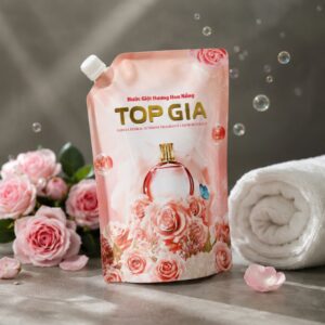 Nước giặt xả Top Gia hương hoa nắng 1L lưu hương 72 giờ
