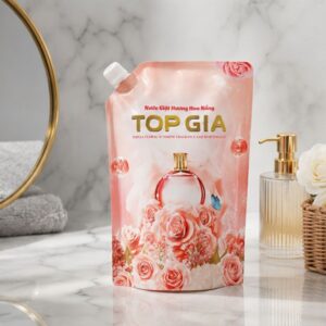 Nước giặt xả Top Gia hương hoa nắng 1L lưu hương 72 giờ - Hình ảnh 2
