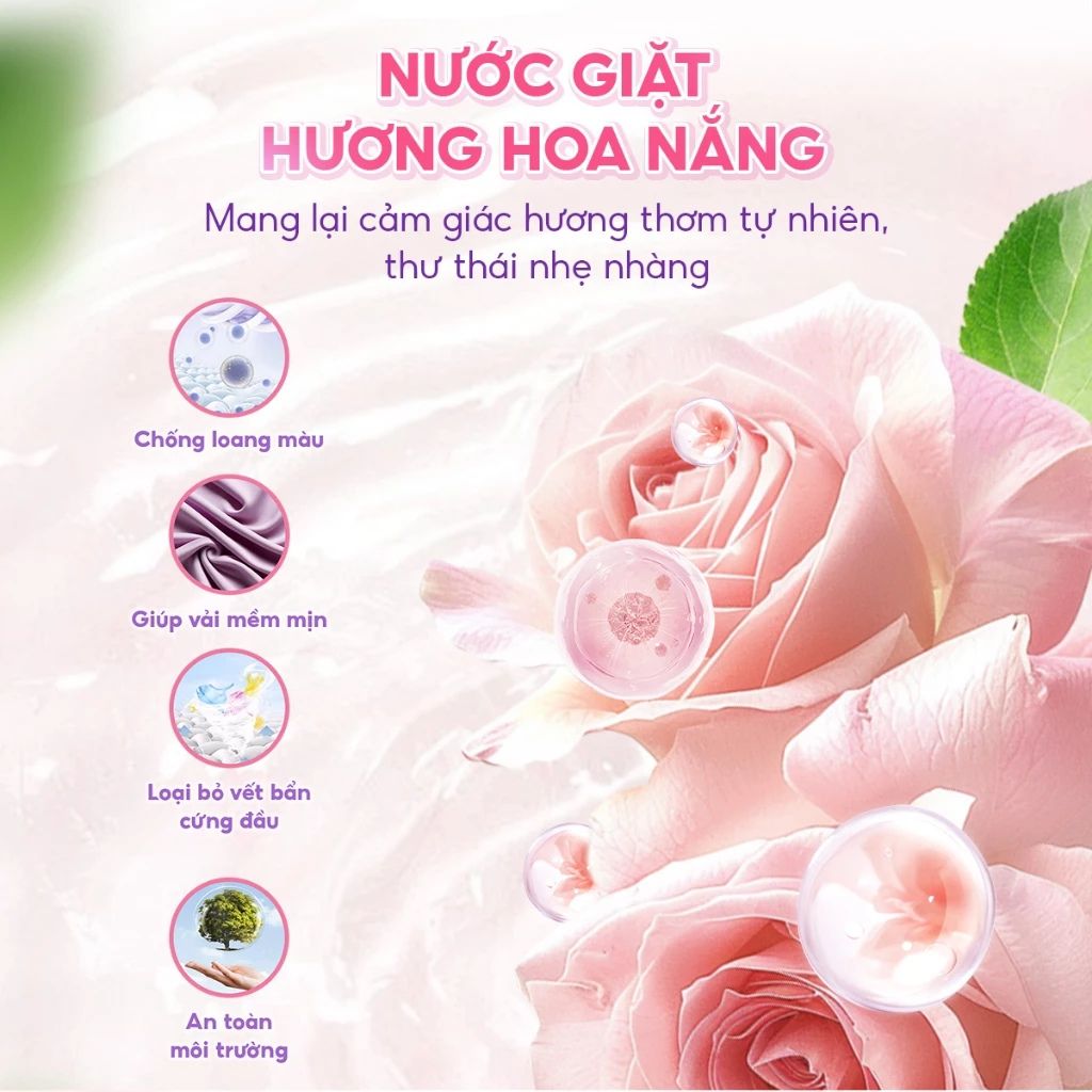 Nước giặt xả Top Gia hương hoa nắng 1L lưu hương 72 giờ - Ảnh 3