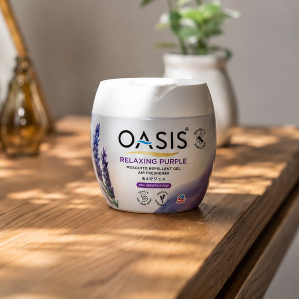 Sáp thơm đuổi muỗi Oasis 180g khử mùi làm thơm không gian - Ảnh 2