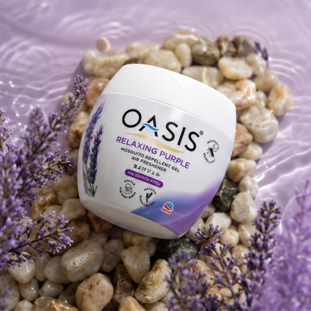 Sáp thơm đuổi muỗi Oasis 180g khử mùi làm thơm không gian - Ảnh 3