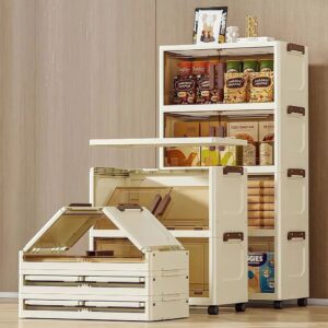 Tủ nhựa gấp gọn không cần lắp đặt chất liệu PP cao cấp đa năng
