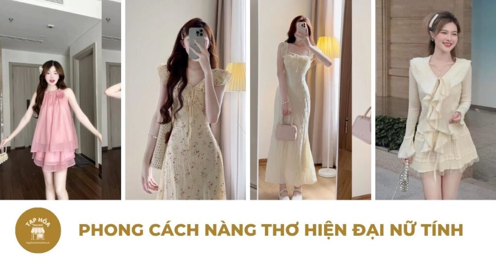 Phong cách nàng thơ hiện đại nữ tính