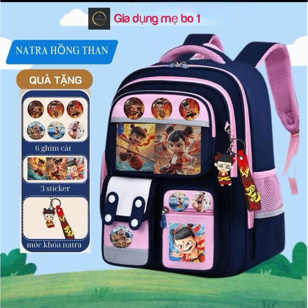 Balo Capi chống gù chống nước cho bé tiểu học lớp 1-6 - Ảnh 4