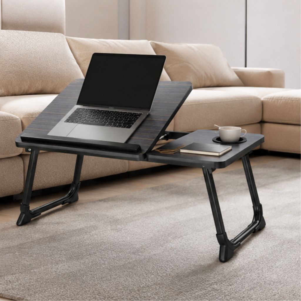 Bàn laptop gấp gọn ICON 5 mức nâng hạ bàn học làm việc đa năng