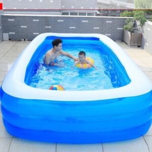 Bể bơi cho bé 3 tầng 1m2 2m6 tặng miếng vá Freeship