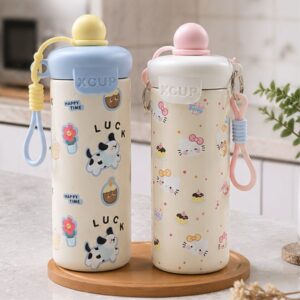 Bình nước giữ nhiệt XCUP 500ml inox 316 nắp chống tràn có quai xách tiện lợi - Hình ảnh 4