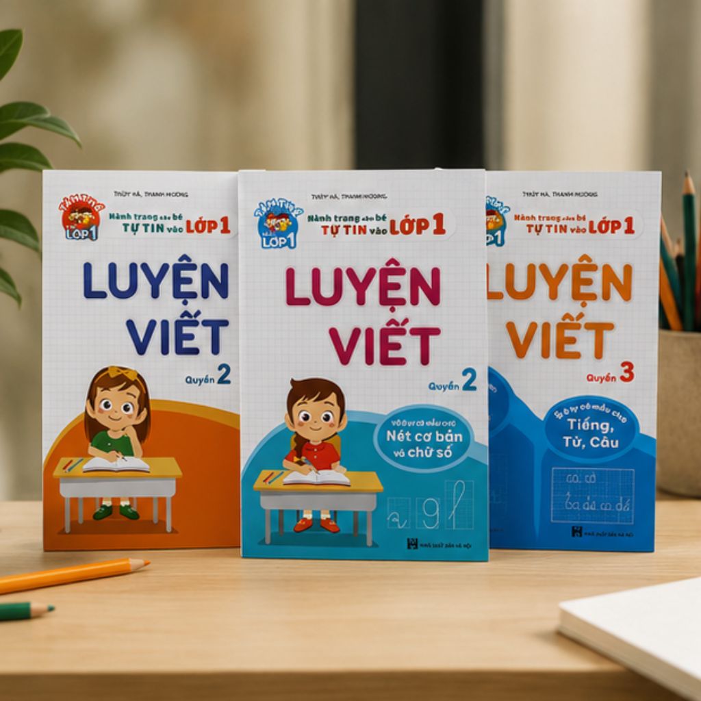 Bộ 3 luyện viết hành trang cho bé tự tin vào lớp 1 chuẩn NXB Hà Nội - Ảnh 2