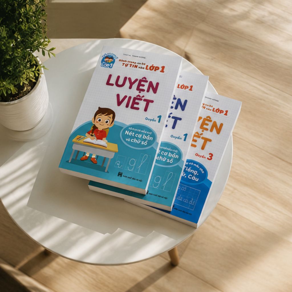 Bộ 3 luyện viết hành trang cho bé tự tin vào lớp 1 chuẩn NXB Hà Nội - Ảnh 4