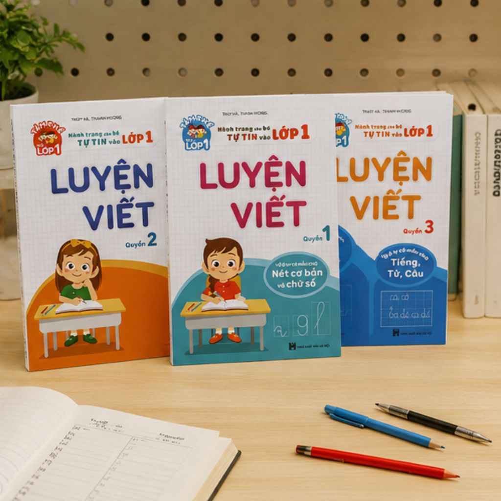 Bộ 3 luyện viết hành trang cho bé tự tin vào lớp 1 chuẩn NXB Hà Nội - Ảnh 3