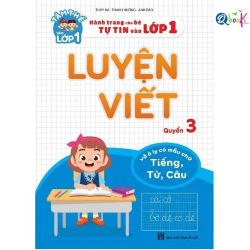 Bộ 3 luyện viết hành trang cho bé tự tin vào lớp 1 chuẩn NXB Hà Nội - Ảnh 4
