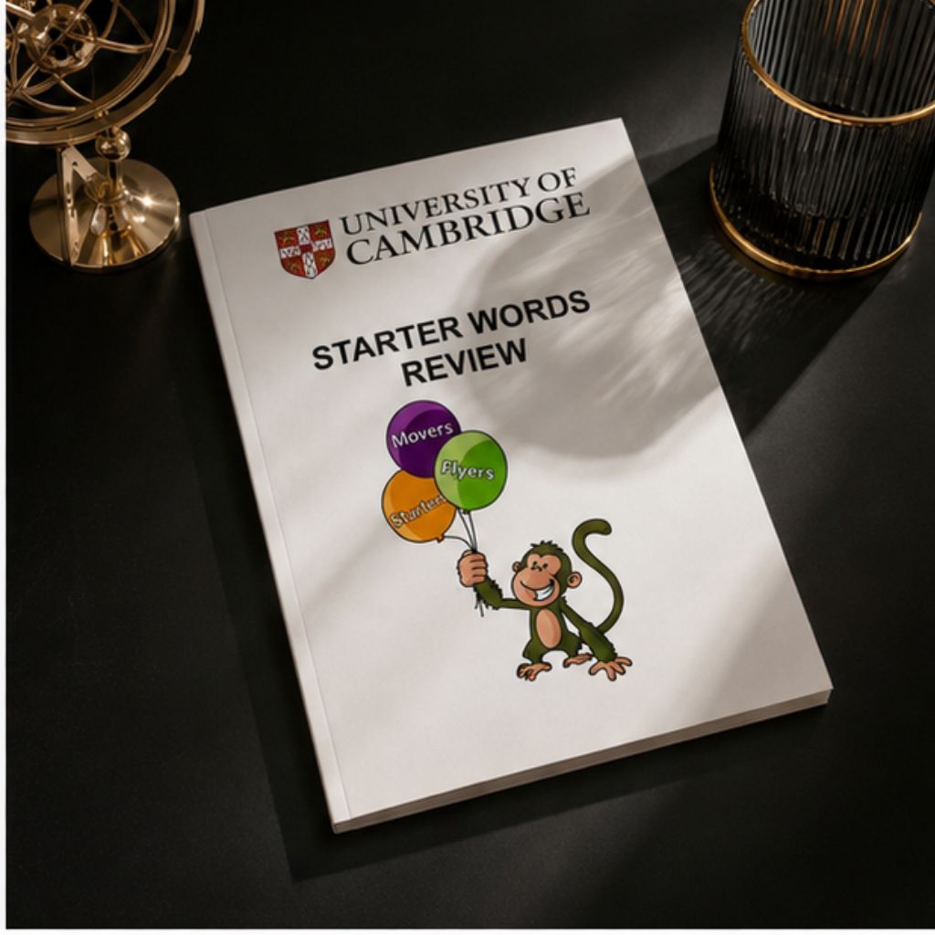 Bộ 3 vở viết từ vựng Starters Movers Flyers luyện thi Cambridge cho bé - Ảnh 2