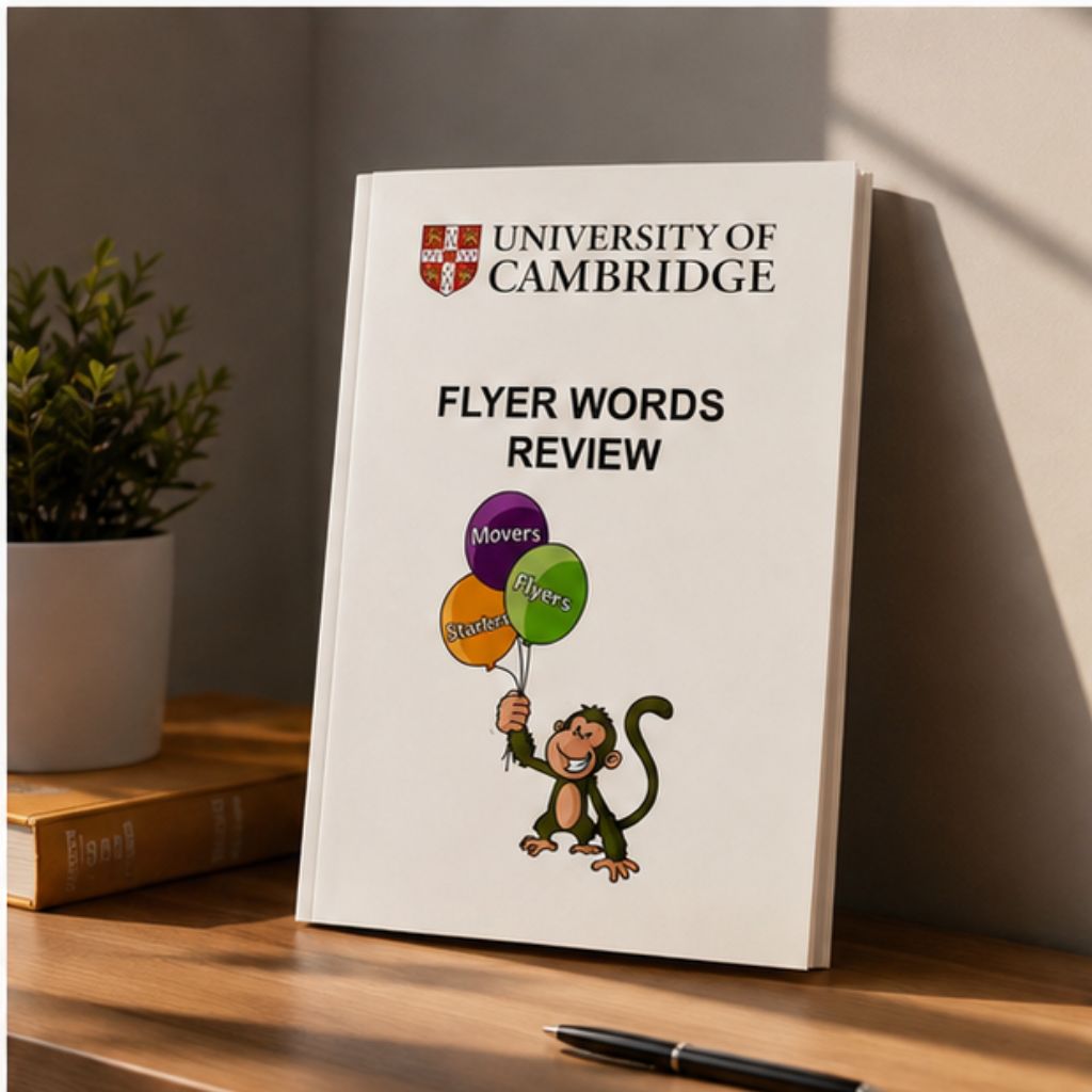 Bộ 3 vở viết từ vựng Starters Movers Flyers luyện thi Cambridge cho bé - Ảnh 3
