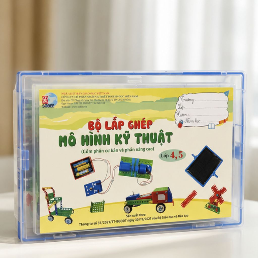 Bộ lắp ghép mô hình kỹ thuật lớp 4, 5 NXB Giáo dục chương trình mới 2018 - Ảnh 2