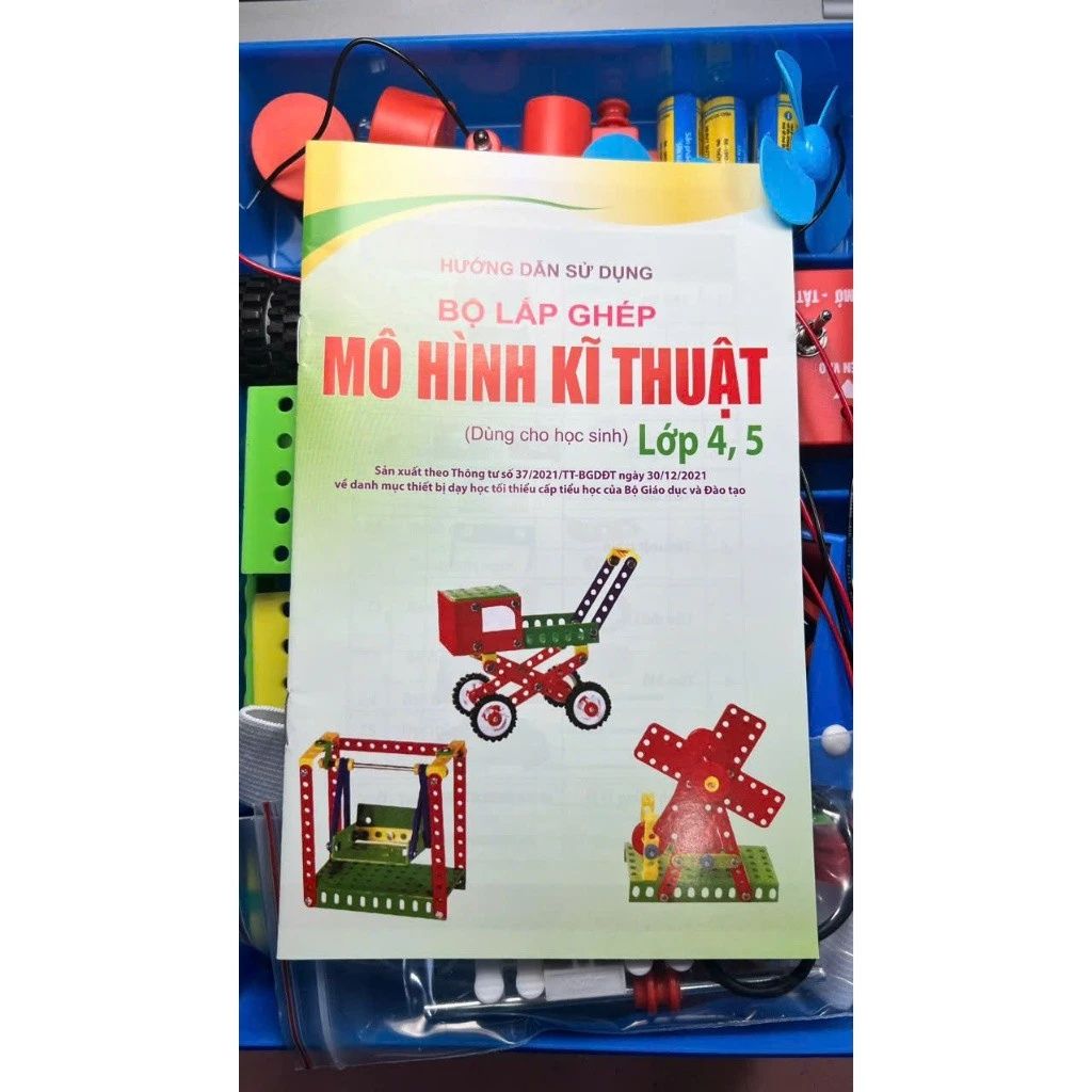 Bộ lắp ghép mô hình kỹ thuật lớp 4, 5 NXB Giáo dục chương trình mới 2018 - Ảnh 2