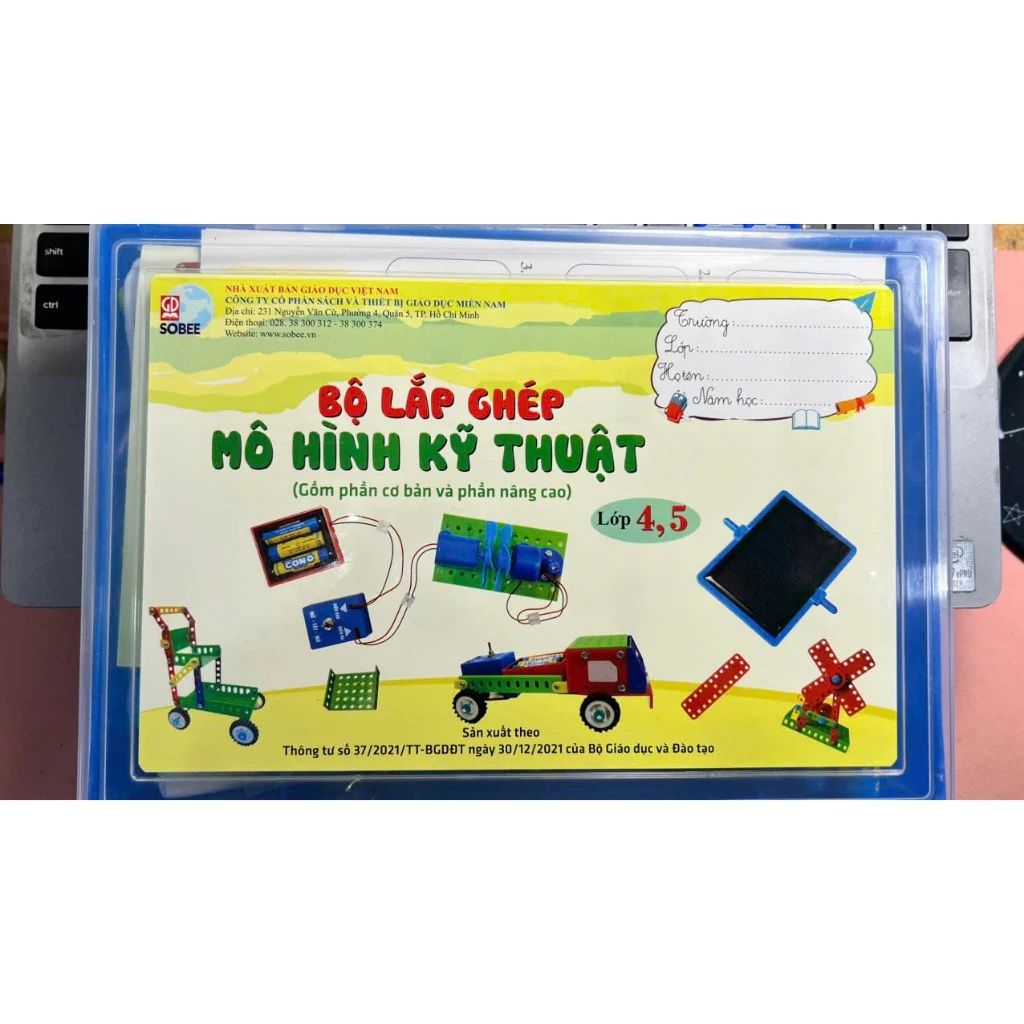 Bộ lắp ghép mô hình kỹ thuật lớp 4, 5 NXB Giáo dục chương trình mới 2018