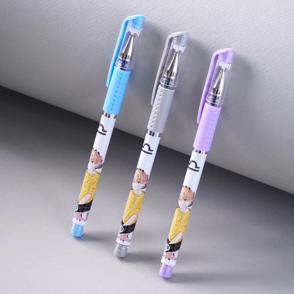 Bút gel CLASSMATE ngòi 0.5mm mực xanh đen tím viết êm hình cung hoàng đạo