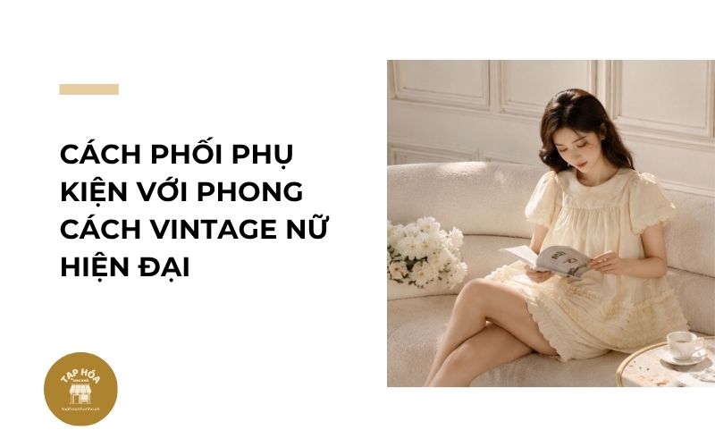 Cách phối phụ kiện với phong cách vintage nữ hiện đại