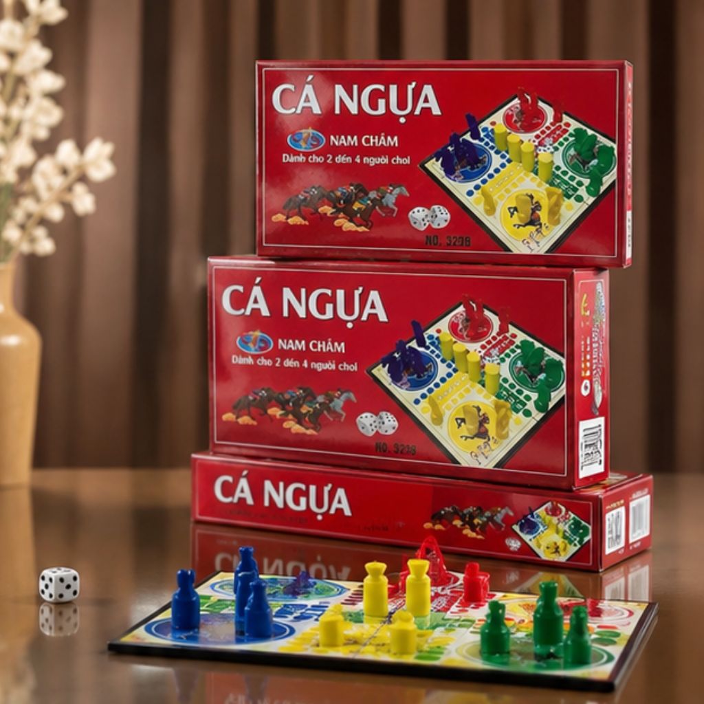 Cờ vua nam châm & cờ cá ngựa nam châm gấp gọn bàn cờ từ tính cao cấp - Ảnh 4
