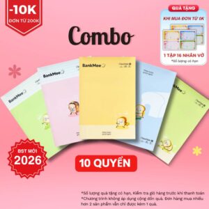 Combo 10 vở kẻ ngang CLASSMATE 80/120/200 trang bìa chống nước B5