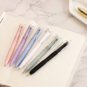 Combo 6 bút gel MOCA kèm 50 ngòi thay thế mực đen 0.5mm pastel