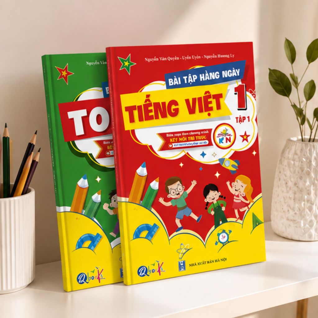 Combo sách bài tập hằng ngày Toán và Tiếng Việt lớp 1 tập 1 Kết Nối Tri Thức - Ảnh 3